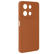 AVIZAR Ovitek za Redmi 13 5G iz mehkega silikona z ojačitvijo bloka kamere, Rjava, (5000189881)