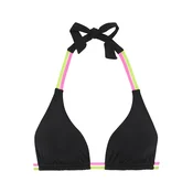 BUFFALO Bikini zgornji del  neonsko rumena / neonsko roza / črna