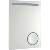 Ogledalo ASTRO z osvetlitvijo LED, 60 x 80 mm - IP44 - 24 - Aluminij - 230 V - Svetila - Sapho - ASTRO - 60.00 - Sodoben kvadraten - Ogledala z osvetlitvijo ozadja - 60x80 cm - 80.00 - LED - 15,00
