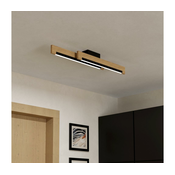 Eglo 901736-LED Zatemnitvena stropna svetilka CAMACHO 2xLED/10W/230V črna/bež