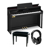 CASIO AP-750BK NEW CELVIANO SET DIGITALNI PIANINO S STOLOM IN SLUŠALKAMI