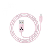 HOCO USB kabel - KX1 USB - C 1m - roza KP22747