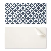 shumee Komplet vinilnih ploščic z geometrijskim cvetličnim vzorcem za kuhinjo 10x40x20 cm