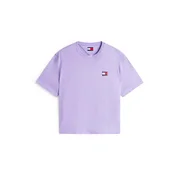 Tommy Jeans Majica temno modra/lila/rdeča/bela