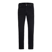 JACK & JONES Kavbojke JJIChris JJOriginal črn denim