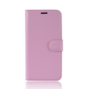 Etui Litchi za Motorola Moto G8 Plus - roza
