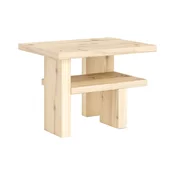 Stranska mizica iz masivnega bora 34x45 cm Japan – Karup Design
