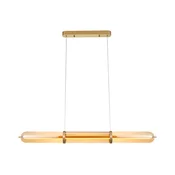 LED viseči lestenec na kablu ELIANA LED/34W/230V, zlate barve