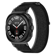 Silikonski pas Techsuit W054 za Samsung Galaxy Watch Ultra 47mm/Galaxy Watch Ultra 2 - črn
