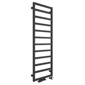 SAPHO Sodobno Jekleno Ogrevalno Telo GIANLUCA 500x1350mm - Mat Črna Eleganca