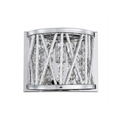 LUXERA 46063 - Zidna svetiljka STIXX 1xG9/33W/230V srebrna