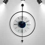 Multikolorni dekorativni metalni zidni sat VLNT01SYHSE