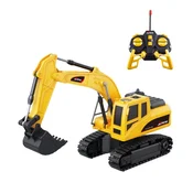 Alltoys Daljinsko upravljani bager 1:24 z vrtljivo kabino in lučmi