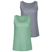 VIVANCE Top golobje modra/zelena
