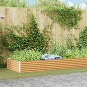 Povišena vrtna gredica 582 x 100 x 36 cm Cinkani celik