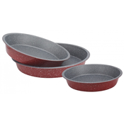 Sapir Z-1222-ECR-3 Set tepsija, 24/28/32cm, 3 komada, Crvena