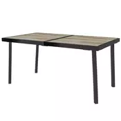 Homestar Vrtna miza 145x85x72 cm siva