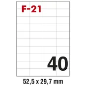 ETIKETE ILK  52,5X29,7MM PK100L FORNAX F-21