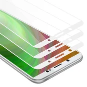 Cadorabo CADORABO Vivo Y71 - Zaščitna folija v transparentno z belo - 3-pack Kaljeno steklo za zaščito zaslona s trdoto 9H in 3D dotikom, (20548332)