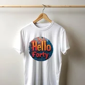 Camiseta Majica sa štampanim printom Cam 904, Muška, Bela