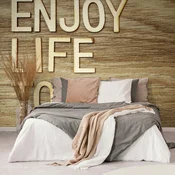 Tapeta s citatom - Enjoy life today - 441x297