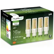 LUMILED 4x G9 LED kapsulna žarnica 10W = 75W 970lm 4000K nevtralna 360°