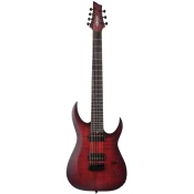 Schecter Sunset 7 Extreme Scarlet Burst 2573