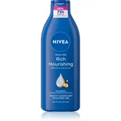 Nivea Body Milk hranilen losjon za telo za zelo suho kožo (Nourishing Body Milk) 400 ml