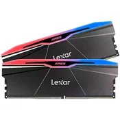 Lexar Ares 2.0 DDR5 6000 CL26 1.35V Memory with heatsink and RGB lighting,Dual pack, Black Color