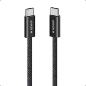 Anker Zolo USB-C na USB-C kabel, 1m, 240W, črn
