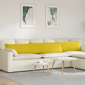 Jastucici za sofu 2 pcs Žuta 200 x 40 cm Kordura tekstil