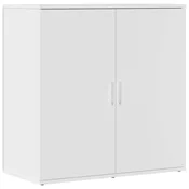 Vidaxl Komoda bela 79x38x80 cm inženirski les