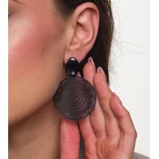 Uhani JEWELRY & WATCHES - Black Boho Hoops - B128