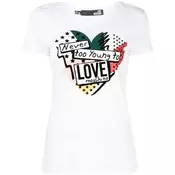 Love Moschino Ženska majica W4F732MM3876-A00, Bela
