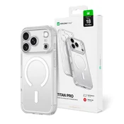 Titan AmazingThing Titan Pro Lens maska za iPhone 18 Pro Max s poklopcem kamere - Prozirna