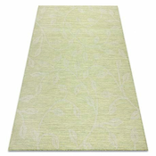 eoshop Preproga SISAL PATIO 3045 listi ravnega prepleta zelena/bež ( - Velikost: 78x150 cm)