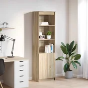 Vidaxl Visoka omara sonoma hrast 50x35x180 cm inženirski les