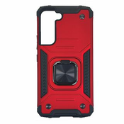 MaxMobile maska za Samsung Galaxy S24 ANTI-SHOCK WITH RING II crvena