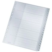 Pregrada plastična a4 brojevi 1-20 leitz 12840000 siva