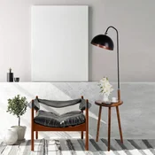 Opviq 534LUN2118 Podna lampa, Crna