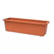 eoshop Plastični balkonski koritnik LOBELIA 50 cm, terakota, 10,4 l