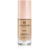 Collistar Posvetlitveni vlažilni make-up SPF 15 (Second Skin Foundation) 30 ml (Odtenek 2R Beige Rose)