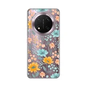 Silikonska maska za Honor Magic 7 Lite Print Skin Lovely Flowers