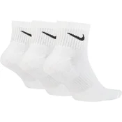 Nike Everyday Cushioned nizke nogavice (3 Pair) White/Black L