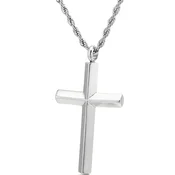 Ogrlica Pure Cross - Srebrna KP38416