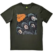 The Beatles Rubber Soul Album Cover Green L Majica
