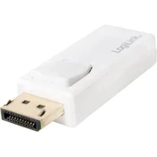 LogiLink Vhod za zaslon / HDMI adapter [1x vhod za zaslon vtič => 1x HDMI-vtičnica] bele barve LogiLink