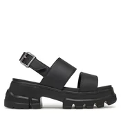 Sandali Tommy Jeans Tjw Chunky City Sandal EN0EN02750 Črna