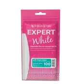 STALEKS Pro Expert nadomestni nastavki za pilice za nohte z mehko podlago Crescent #100 30 kosov DFE-40-100W
