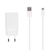 VIVANCO AD punjac za putovanje USB-C, AD bijeli 62222 USB-C punjac + 1,0M USB-C